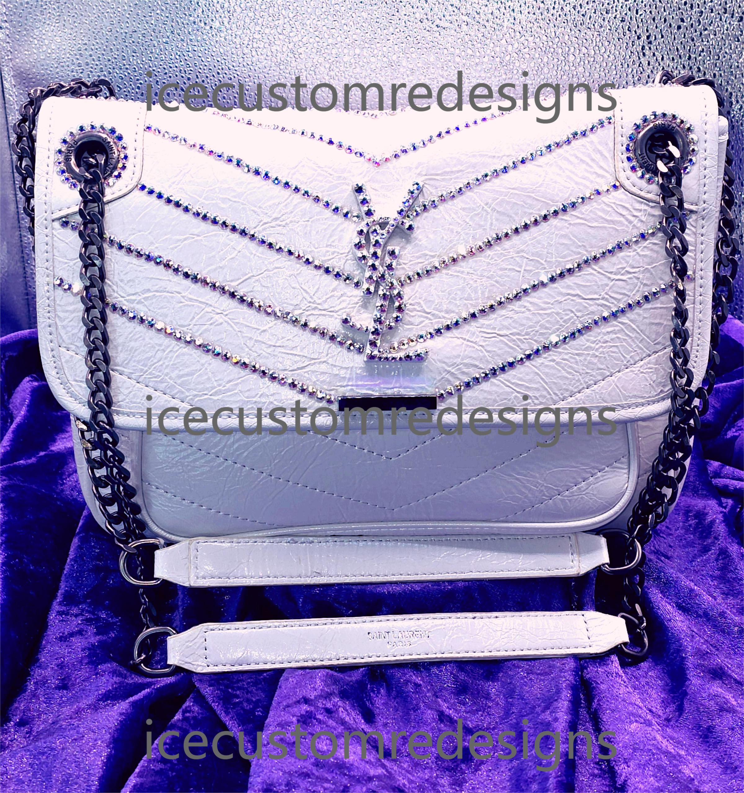 YSL Shoulder Bag - White