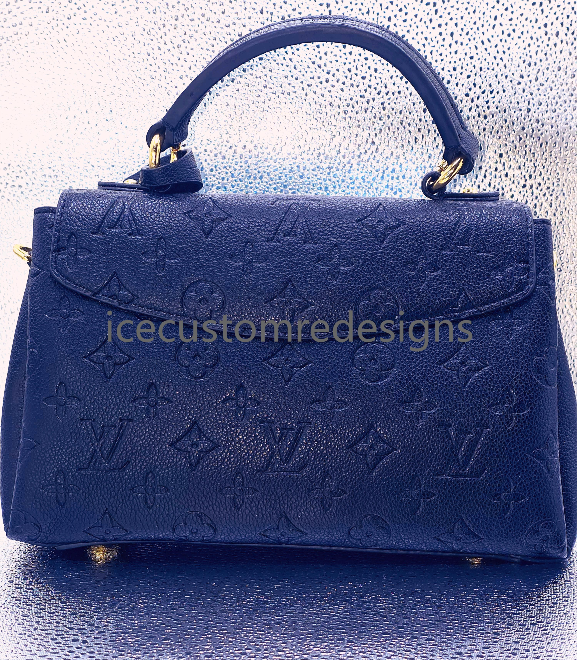 LV Dupe Bag With Color Changing Rhinestones - Image 3