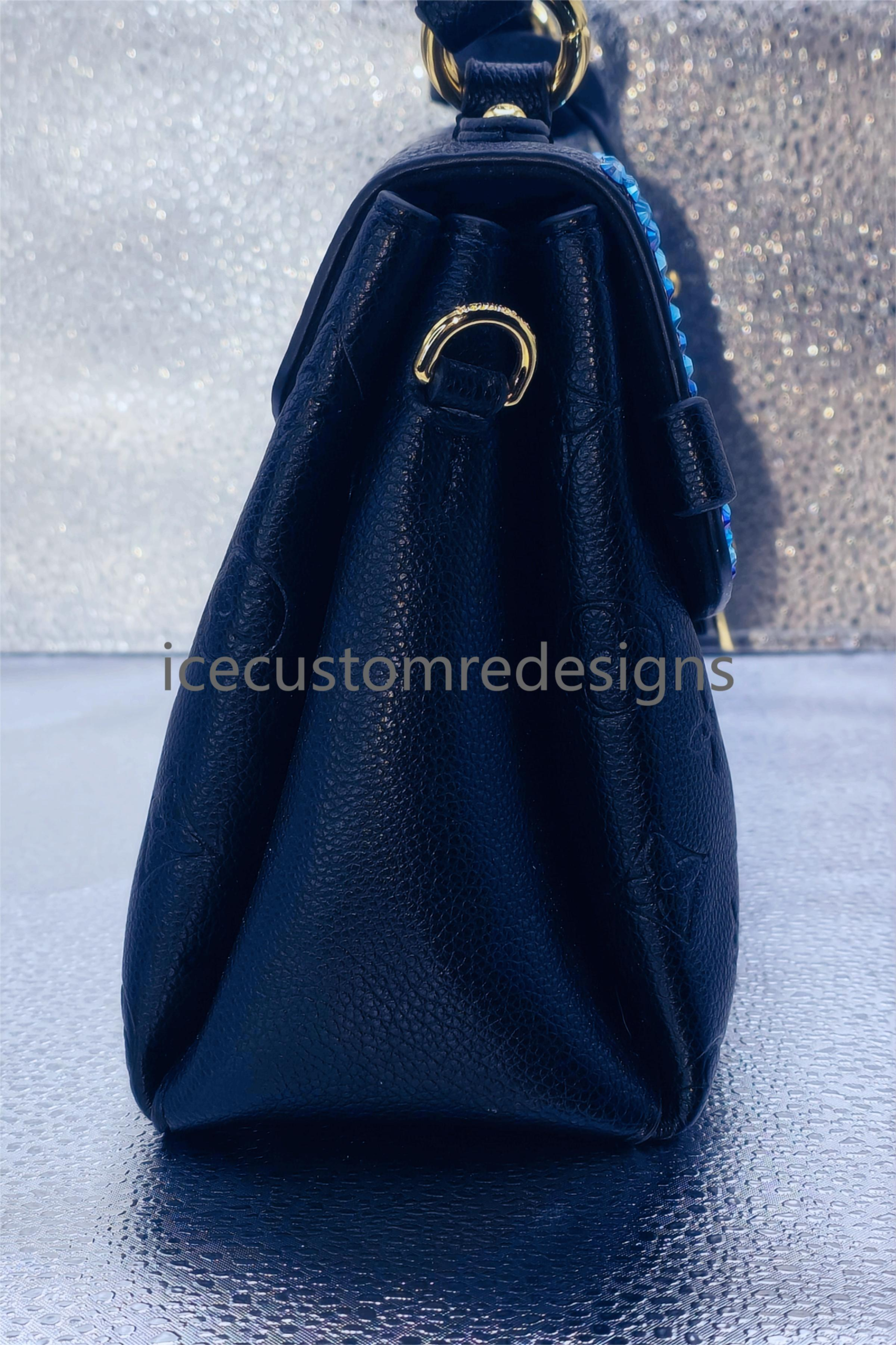 LV Dupe Bag With Color Changing Rhinestones - Image 4