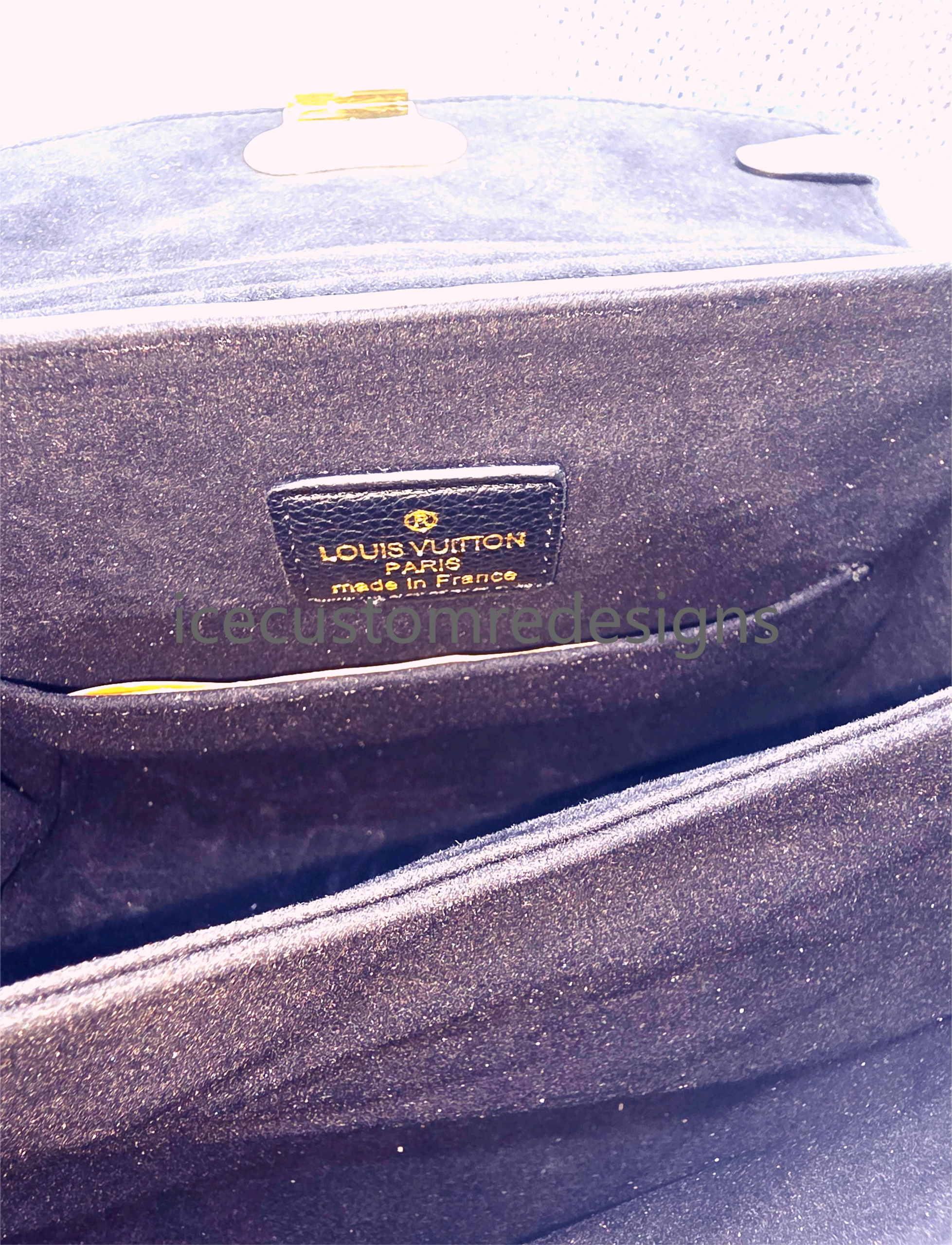 LV Dupe Bag With Color Changing Rhinestones - Image 5